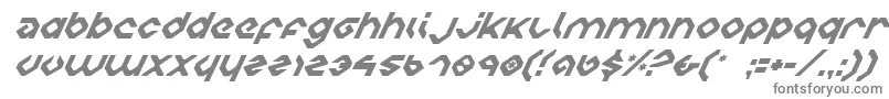 フォントCharliei – 白い背景に灰色の文字