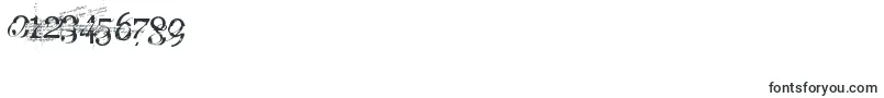 TurboRipped Font – Fonts for Numbers and Digits