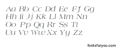 Обзор шрифта AgateNormalItalic