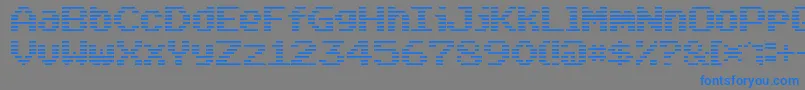 Saiba mais sobre a fonte Arcade Classic Fonte Arcade Classic – fontes azuis em um fundo cinza