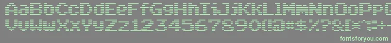 fuente Arcade Classic – Fuentes Verdes Sobre Fondo Gris