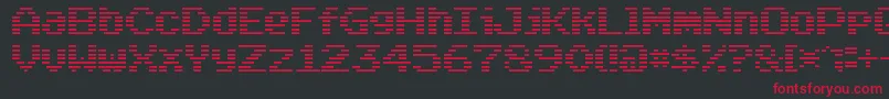 Arcade Classic Font – Red Fonts on Black Background
