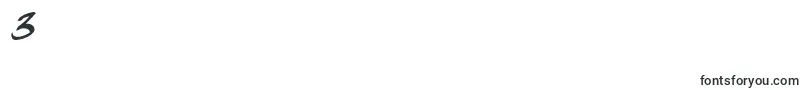 フォントHardkaze – フォント数字3