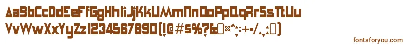 AnglepoiselampshadeRegular Font – Brown Fonts on White Background