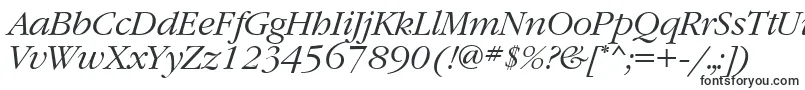 Czcionka GaramondettItalic – czcionki dla Corel Draw