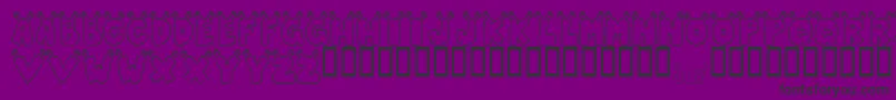 JlrStarShrek Font – Black Fonts on Purple Background