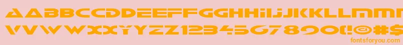 Galantv2 Font – Orange Fonts on Pink Background