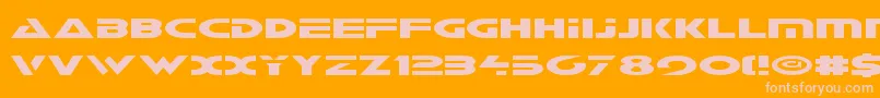 Galantv2 Font – Pink Fonts on Orange Background