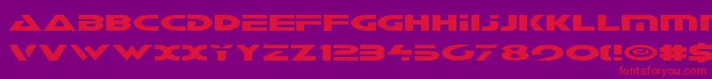 Galantv2 Font – Red Fonts on Purple Background