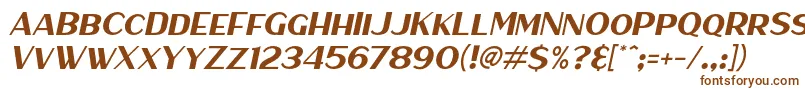 HaarlemSansItalic Font – Brown Fonts