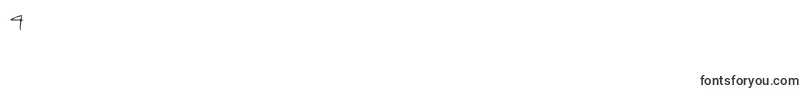 フォントTakemetuesday – フォント数字4