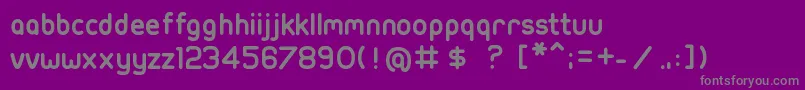 フォントUbuntuTitleFr1.1 – 紫の背景に灰色の文字