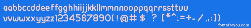 fuente UbuntuTitleFr1.1 – Fuentes Rosadas Sobre Fondo Azul
