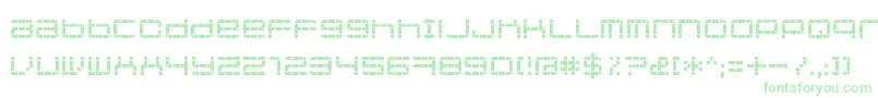 Jethosepixel-Schriftart – Grüne Schriften