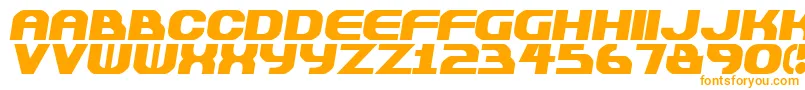 Шрифт Plastiqu – оранжевые шрифты