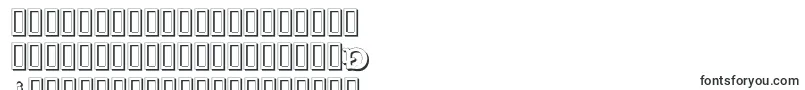 フォントParsonsShadowHeavy – タタール文字