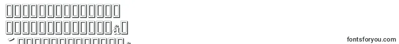 フォントParsonsShadowHeavy – 中国の文字（簡体字）
