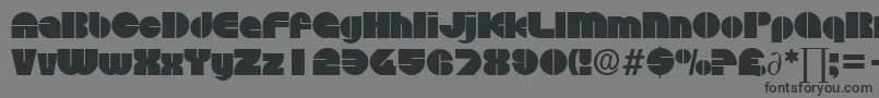 DiscoDb Font – Black Fonts on Gray Background