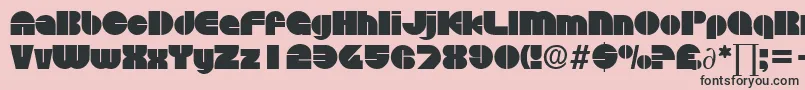 DiscoDb Font – Black Fonts on Pink Background