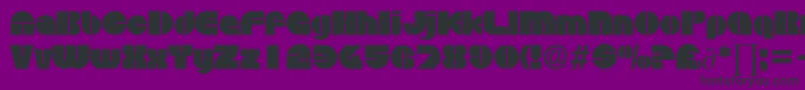 DiscoDb Font – Black Fonts on Purple Background