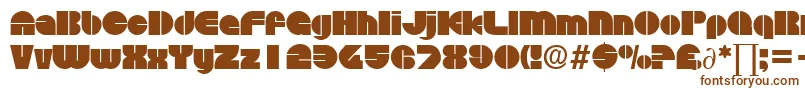 DiscoDb Font – Brown Fonts on White Background