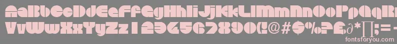 DiscoDb Font – Pink Fonts on Gray Background
