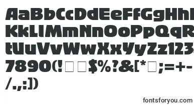 BigbandLt font – bitmap Fonts