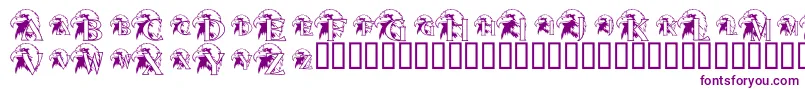 Więcej informacji o czcionce JnkGousa Czcionka JnkGousa – fioletowe czcionki