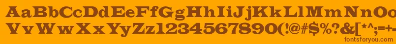 More about Indubitablynf Font Indubitablynf Font – Brown Fonts on Orange Background