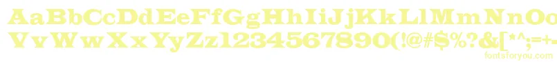 Indubitablynf-fontti – keltaiset fontit