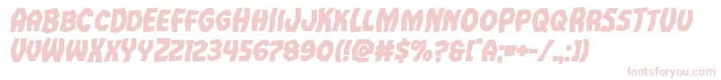 Czcionka Vampirebrideboldital – różowe czcionki