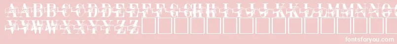 PaquitoRegular Font – White Fonts on Pink Background