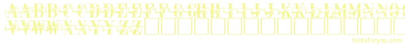 Шрифт PaquitoRegular – жёлтые шрифты