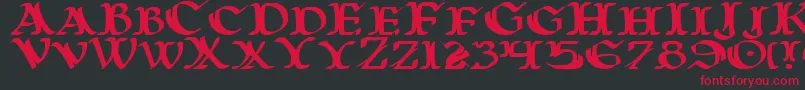 WarsOfAsgardExpanded Font – Red Fonts on Black Background