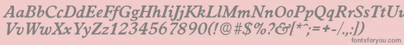 More about WorcesterserialBolditalic Font WorcesterserialBolditalic Font – Gray Fonts on Pink Background