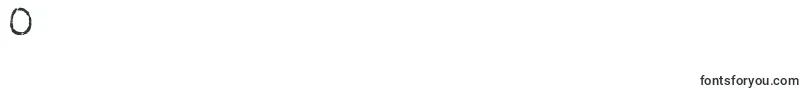 Kgchasingpavements Font – Fonts for Digit 0