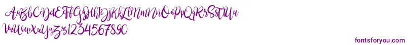 BrushgyoPersonalUse Font – Purple Fonts