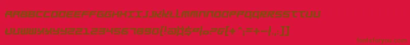 Шрифт Barbarel – коричневые шрифты на красном фоне