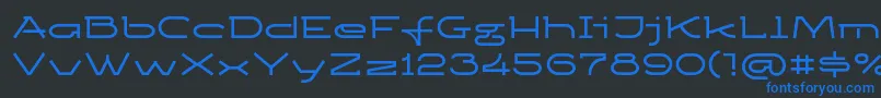 Ketosagcbd Font – Blue Fonts on Black Background