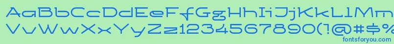 Ketosagcbd Font – Blue Fonts on Green Background