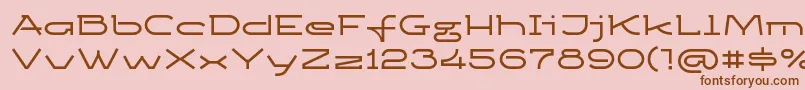 Ketosagcbd Font – Brown Fonts on Pink Background