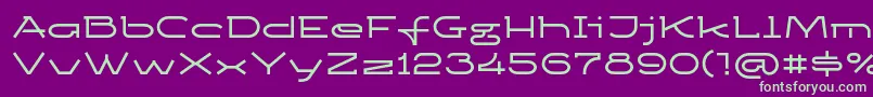 Ketosagcbd Font – Green Fonts on Purple Background