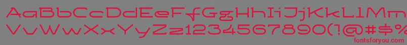 Ketosagcbd Font – Red Fonts on Gray Background