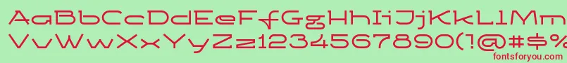 Ketosagcbd Font – Red Fonts on Green Background