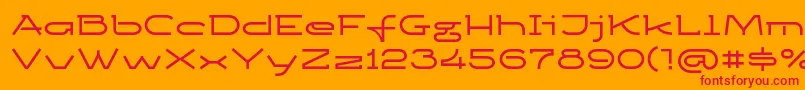 Ketosagcbd Font – Red Fonts on Orange Background