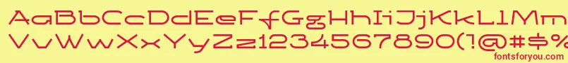 Ketosagcbd Font – Red Fonts on Yellow Background