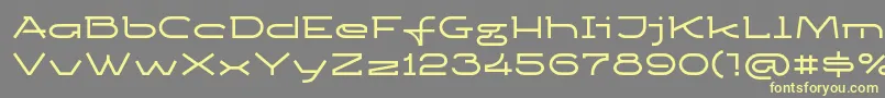 Ketosagcbd Font – Yellow Fonts on Gray Background