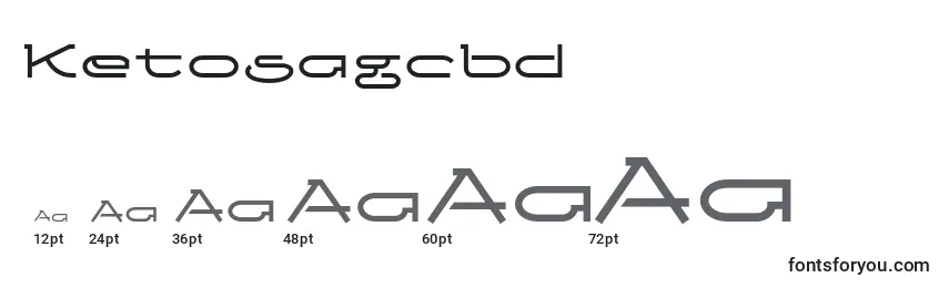Размеры шрифта Ketosagcbd