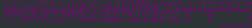 Weitere Informationen zur Ejaculator-Schriftart Ejaculator-Schriftart – Violette Schriften auf schwarzem Hintergrund