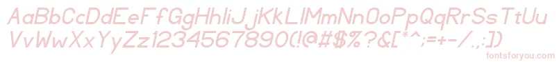 TlSansSerifItalic Font – Pink Fonts